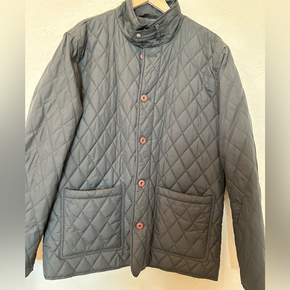 Lightweight quilted windbreaker jacket